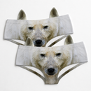Ear Pantie - Polar Bear (6-10 UK Size) - Kukubird-UK