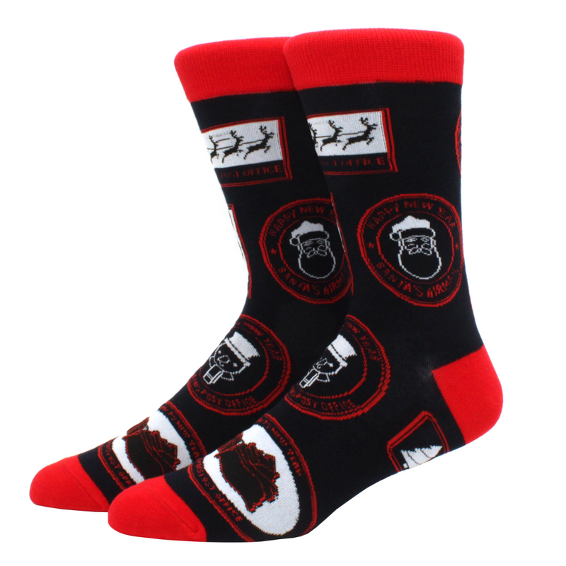 Socks - Christmas Patches