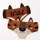 Ear Pantie - Wild Tiger (6-10 UK Size) - Kukubird-UK