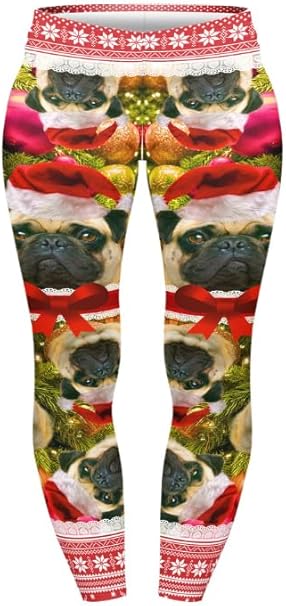 Curve Leggings (14-18 UK Size) - Pugmas