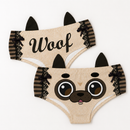 Ear Pantie - Woof Pug (6-10 UK Size) - Kukubird-UK