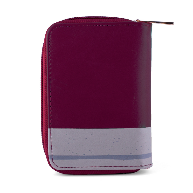 Kukubird Medium Purse Elephant And Mouse Purse - Purple - Kukubird-UK