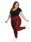 Curve Leggings (14-18 UK Size) - Wrapping Paper - Kukubird-UK