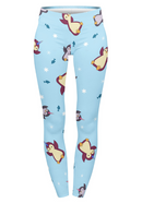 Regular Leggings (8-12 UK Size) - Pingucorn - Kukubird-UK