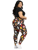 Curve Leggings (14-18 UK Size) - Christmas Things - Kukubird-UK