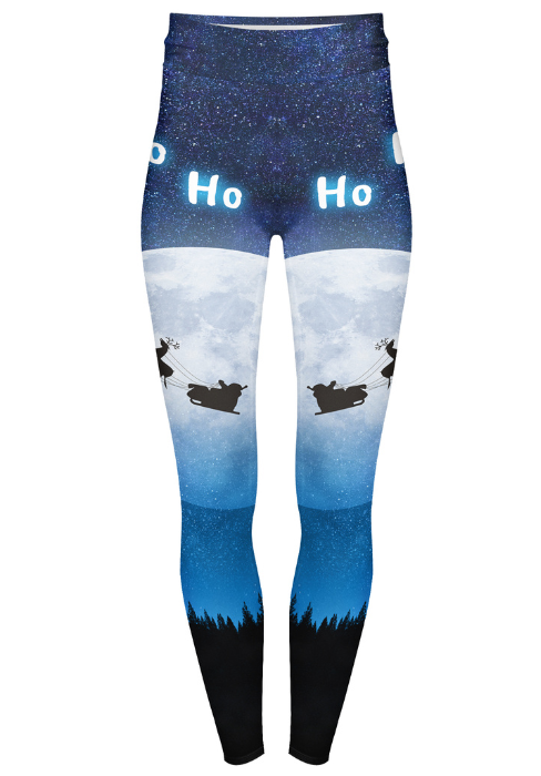 High Waist Leggings (10-16 UK Size) - Over The Moon