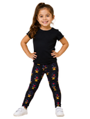 Children's Leggings - Enchanted Rose (11-12 Years) - Kukubird-UK