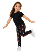 Children's Leggings - Enchanted Rose (11-12 Years) - Kukubird-UK