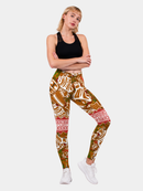Regular Leggings (8-14 UK Size) - Gingerbread - Kukubird-UK