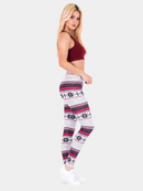 Regular Leggings (8-14 UK Size) - Winter Snow - Kukubird-UK