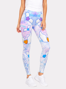 Regular Leggings (8-12 UK Size) - Flying Hearts - Kukubird-UK
