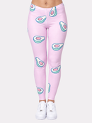 Regular Leggings (8-12 UK Size) - Avocado Pink - Kukubird-UK