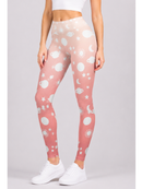 Regular Leggings (8-12 UK Size) - Cute Pink Planets - Kukubird-UK