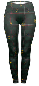 Regular Leggings (8-12 UK Size) - Deep Wood Check