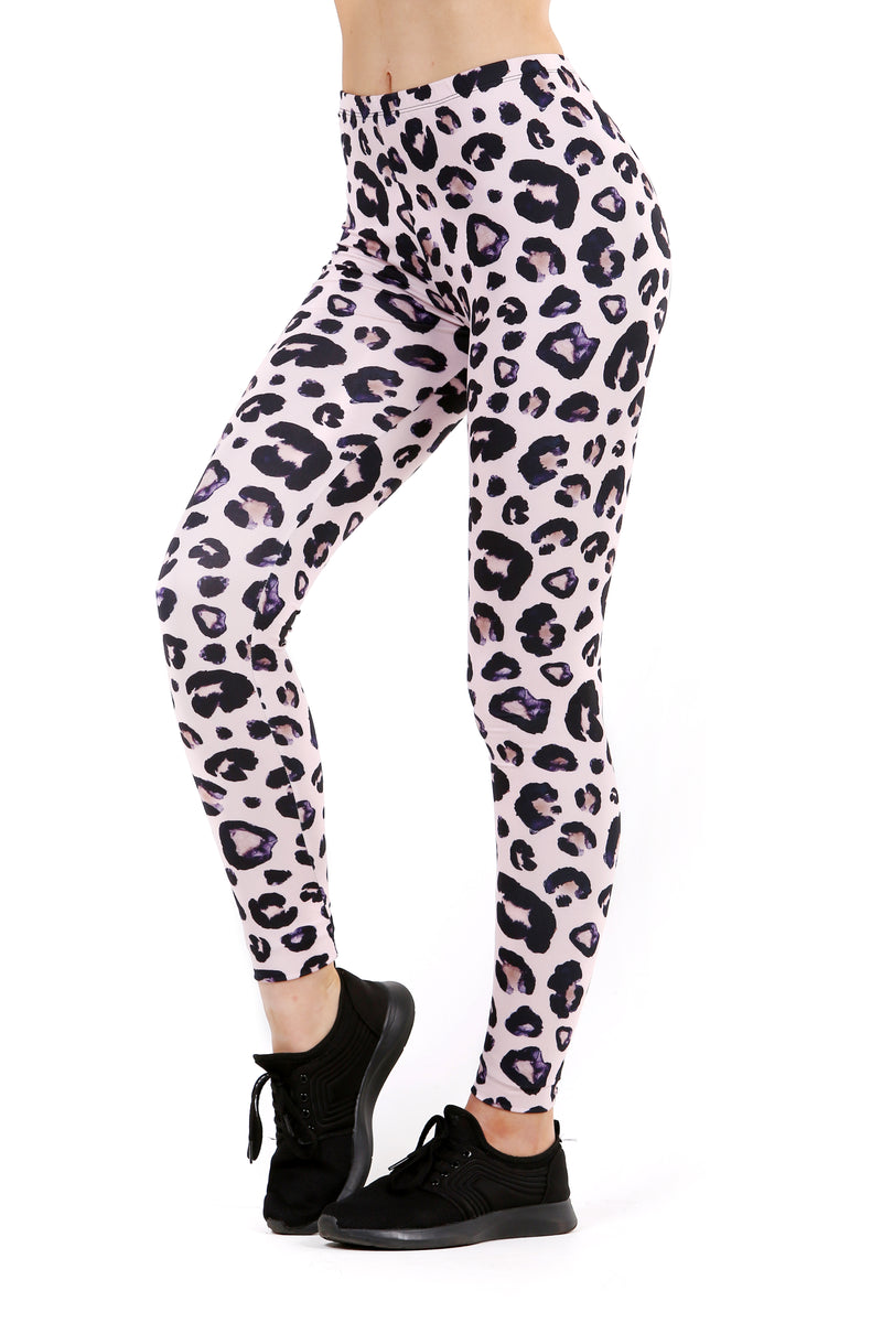 Regular Leggings (8-12 UK Size) - Leopard Fresh