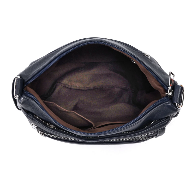 The Triple Zipper Handbag