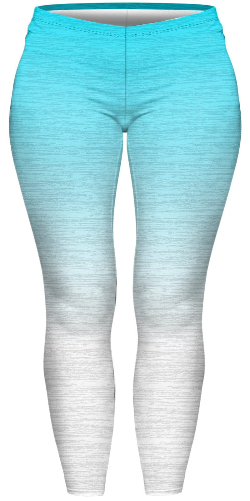 Curve Leggings (14-18 UK Size) - Melange Blue