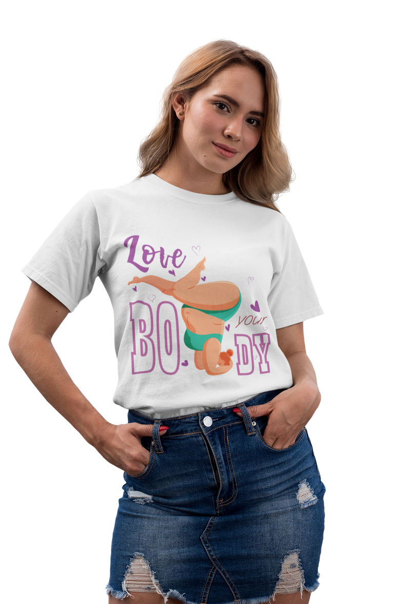 T-shirt - Love Your Body White