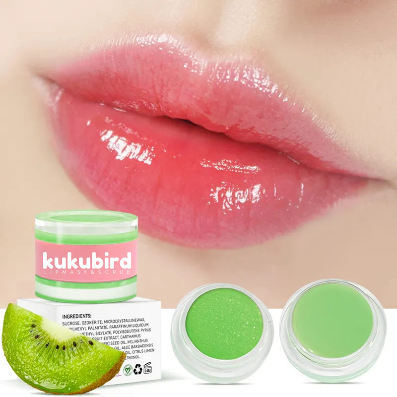 Overnight Lip Mask & Lip Scrub-Kiwi