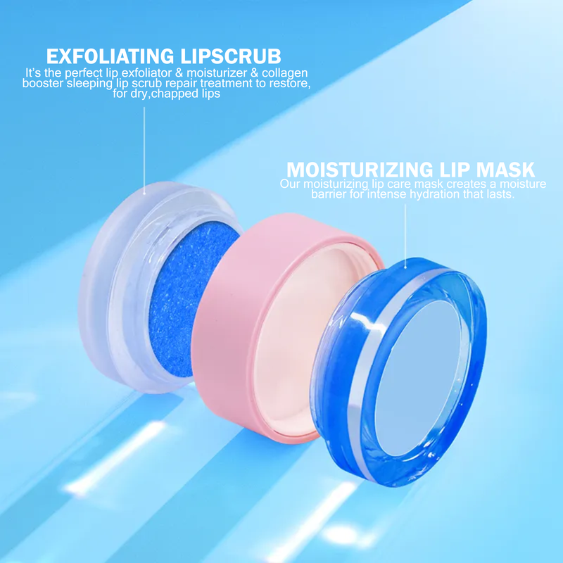 Overnight Lip Mask & Lip Scrub-Blueberry