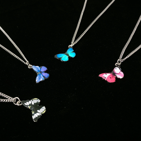 Necklace - Colour Explosion Butterfly