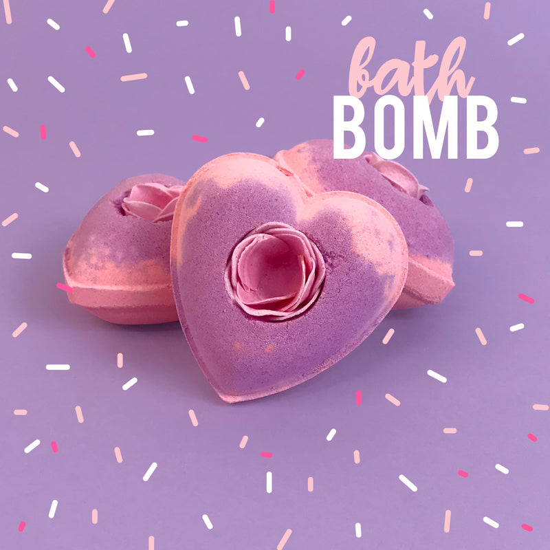 Bath Bomb - Rose Heart