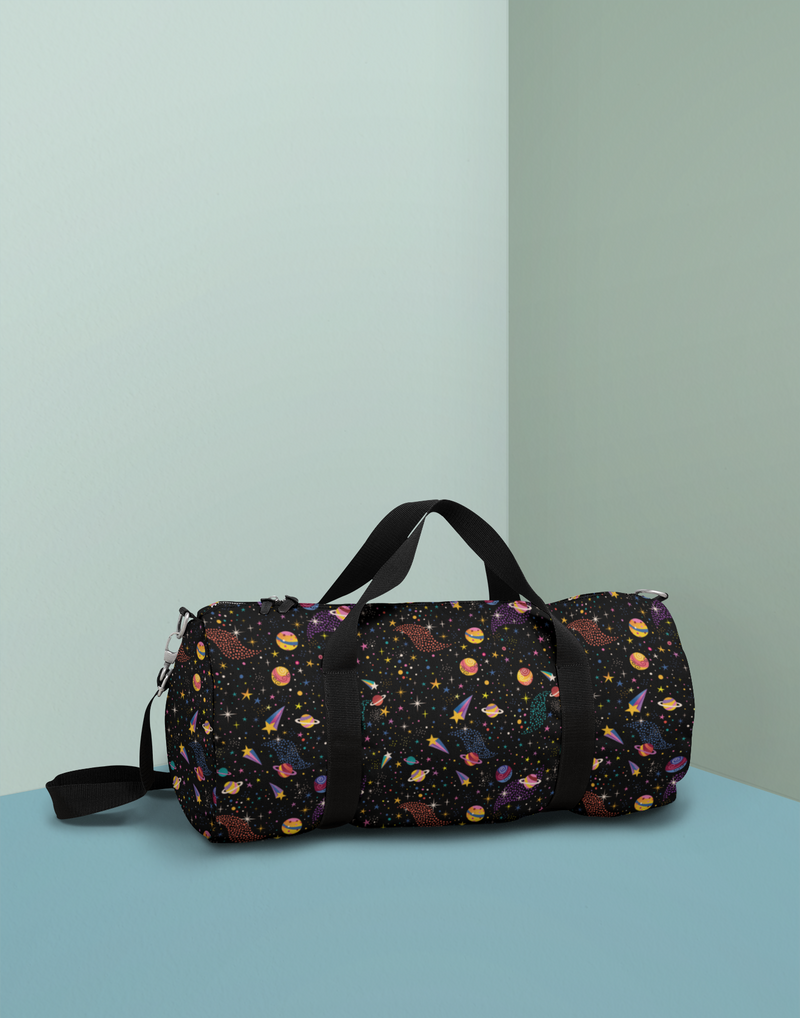 Duffle Bag - Pixelated Galaxy