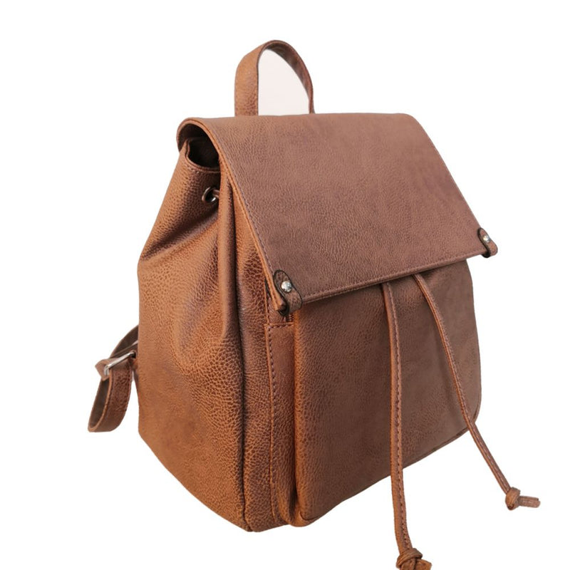 The Faux Leather Backpack