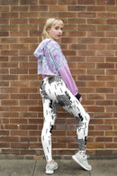 Regular Leggings (8-12 UK Size) - Houndstooth - Kukubird_UK