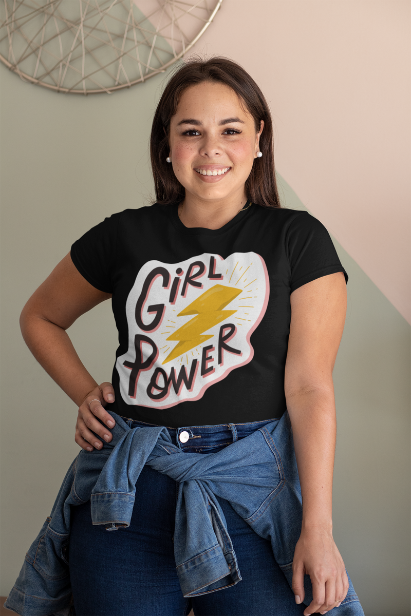 T-shirt - Girl Power Black