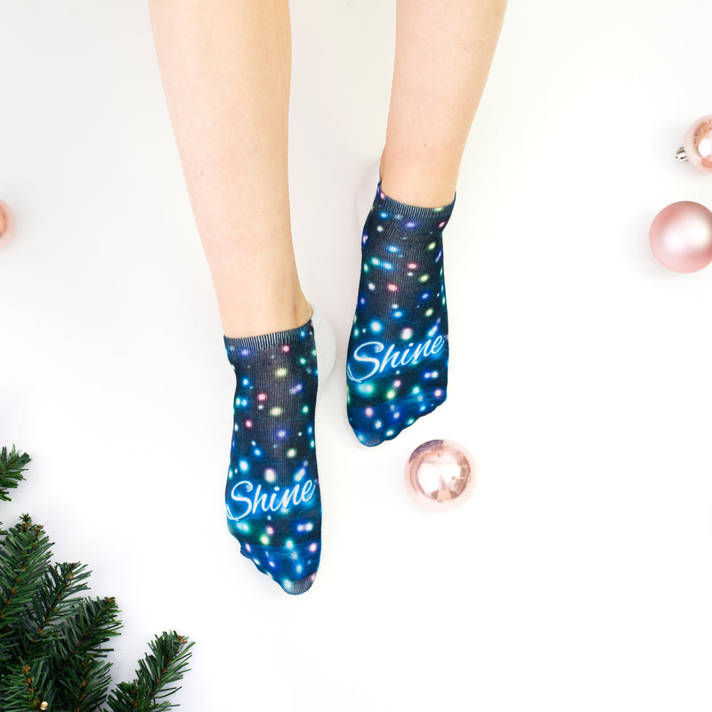 Ankle Socks - Christmas Lights
