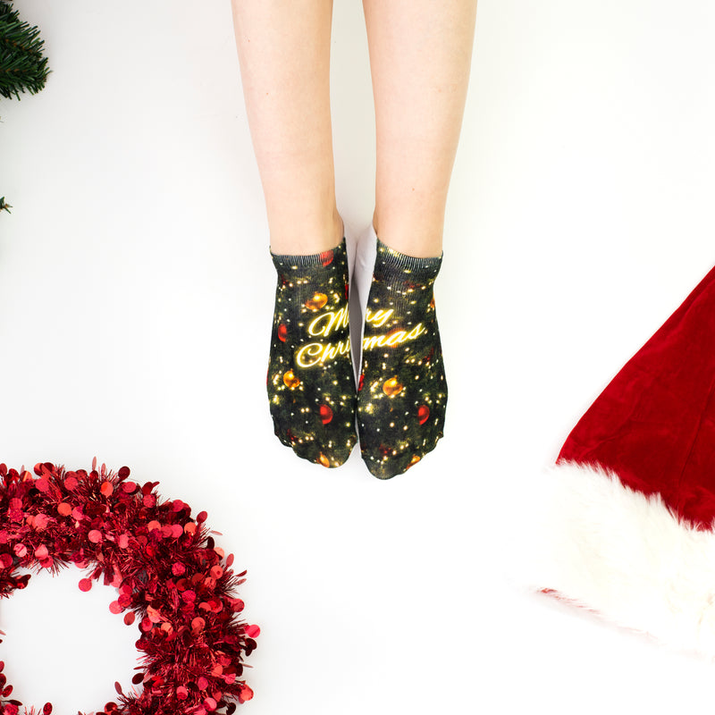 Ankle Socks - Christmas Tree